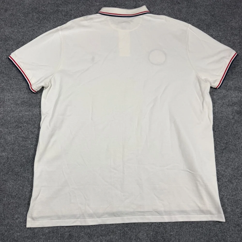 Polo Ralph Lauren Team USA Paralympic Polo Mens XXL White Cotton Pique EUC
